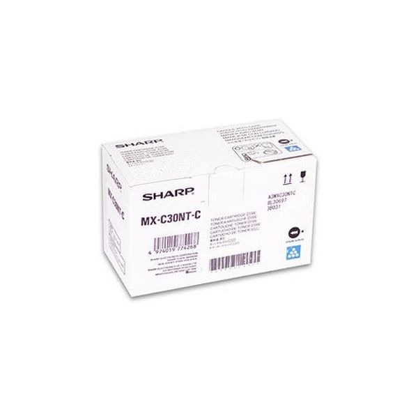 Sharp MX-C30NTC Cyan Toner Cartridge (6k Pages)