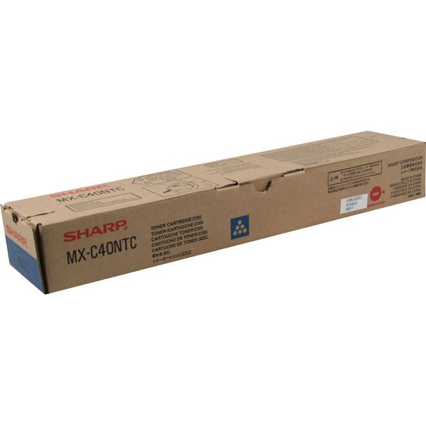 Sharp MX-C40NTC Cyan Toner Cartridge (10k Pages)