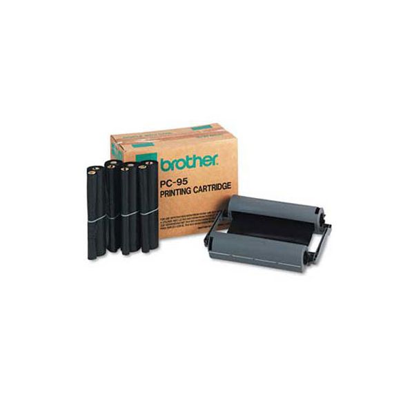 Brother PC95 Print Cartridge & 4 Ribbon Refills (2.4k Pages)