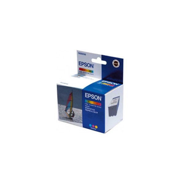Epson S020036 Tri-Color Ink Cartridge (670 Pages)