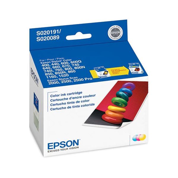 Epson S020089 Color Ink Cartridge (300 Pages)