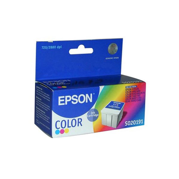Epson S020191 Color Ink Cartridge (300 Pages)
