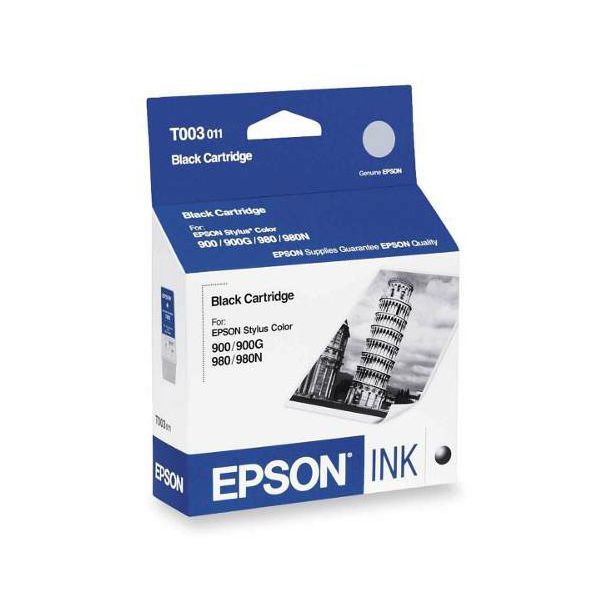 Epson T003011 Black Ink Cartridge (840 Pages)