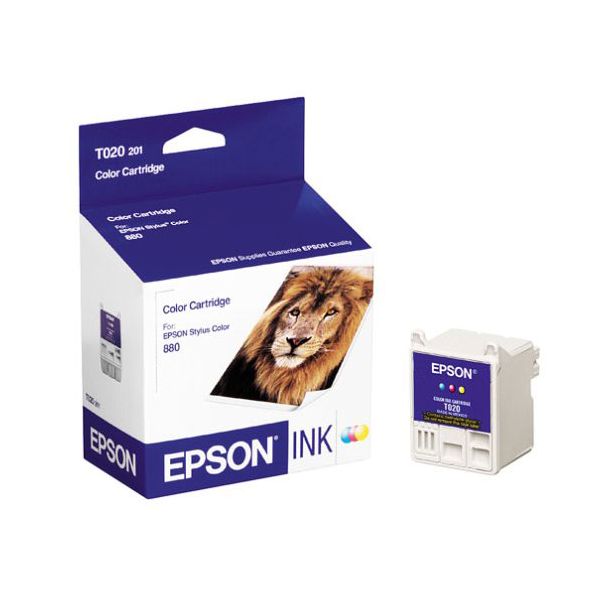 Epson T020201 Color Ink Cartridge (300 Pages)