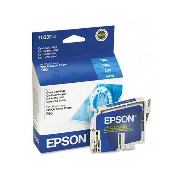 Epson T033220 Cyan Ink Cartridge (440 Pages) 