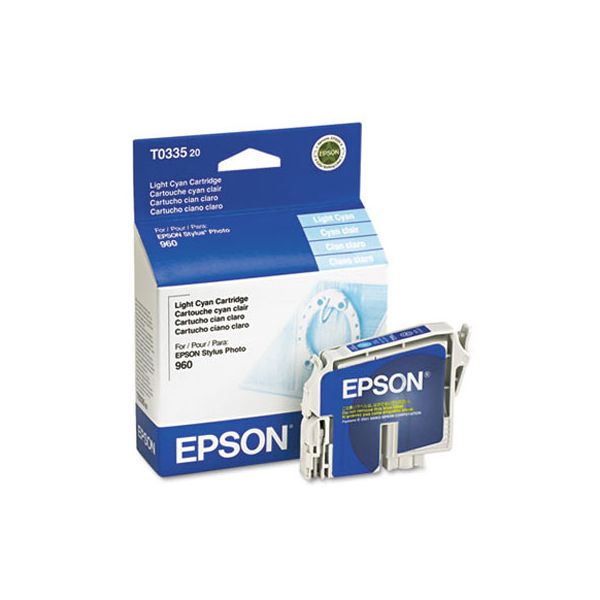 Epson T033520 Light Cyan Ink Cartridge (440 Pages)