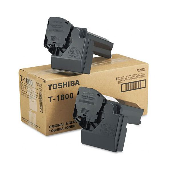 Toshiba T1600 Black Toner Cartridge 2-Pack (5k Pages)