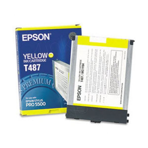 Epson T487011 Yellow Ink Cartridge (3k Pages)