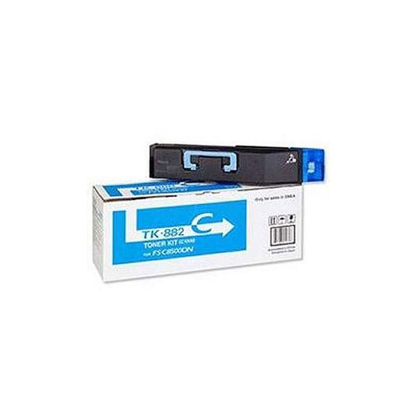 Kyocera TK-882C Cyan Toner Cartridge (18k Pages)