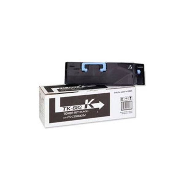 Kyocera TK-882K Black Toner Cartridge (25k Pages)
