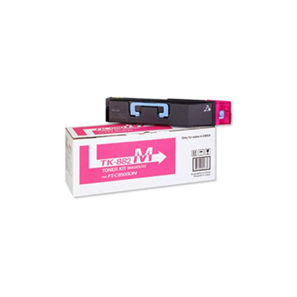Kyocera TK-882M Magenta Toner Cartridge (18k Pages)