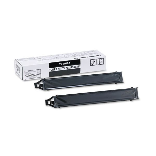 Toshiba TK12 Black Toner Kit - Replaced TK04 2-Pack (1.86k Pages)