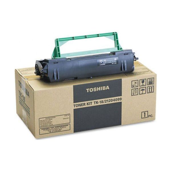 Toshiba TK18 Black Toner Cartridge (6k Pages)