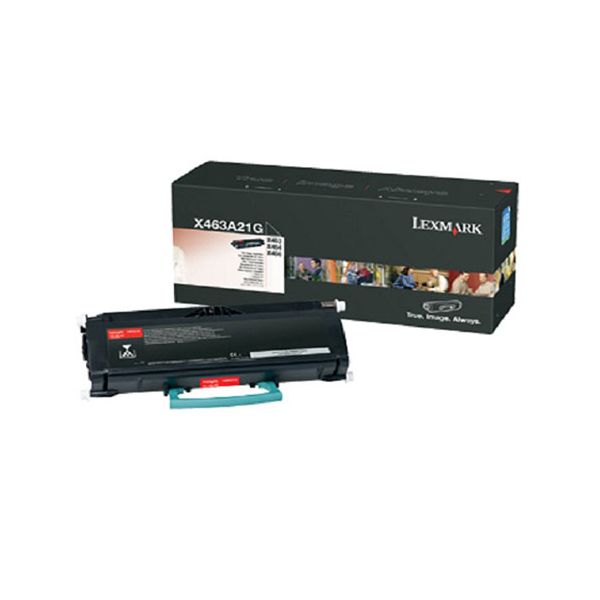 Lexmark X463A21G Black Toner Cartridge (3.5k Pages)