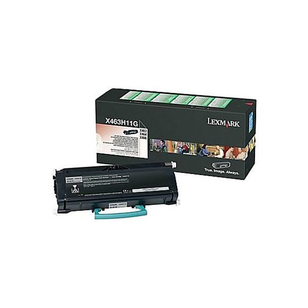 Lexmark X463H11G Black Toner Cartridge (9k Pages)