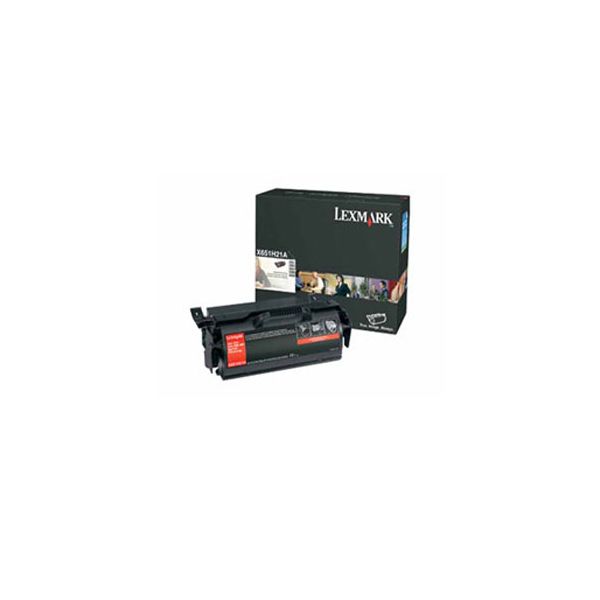 Lexmark X651H21A Black High Yield Toner Cartridge (25k Pages)