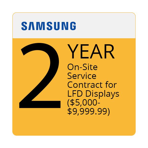 5 YEARS SAMSUNG PROTECTION PLUS EXTENDED SERVICE WITH ONSITE REPAIR FOR COMMERCI