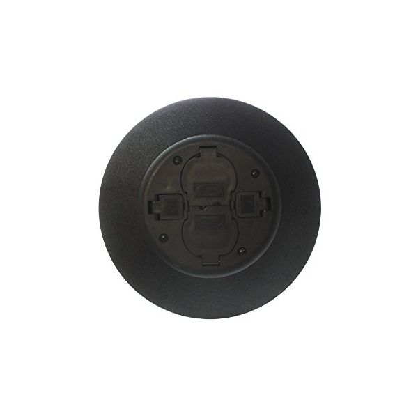 Hubbell Wiring Systems PT2X2BL Aluminum 1 Piece Unit Fire-Rated Poke-Through Flush Floor Pedestal