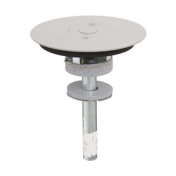 Hubbell Wiring Systems PT7FFSDGY Aluminum 1 Piece Unit Fire-Rated Poke-Through Single Service Furniture Feed Pedestal
