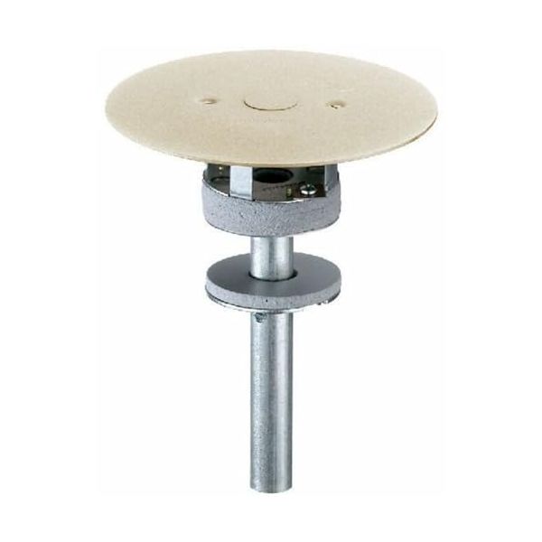 PT7FFSDI Aluminum 1 Piece Unit Fire-Rated Poke-Through Single Service Furniture Feed Pedestal