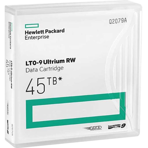 HPE LTO-9 45TB RW Data Cartridge | LTO-9, Backup, Enterprise — Q2079A