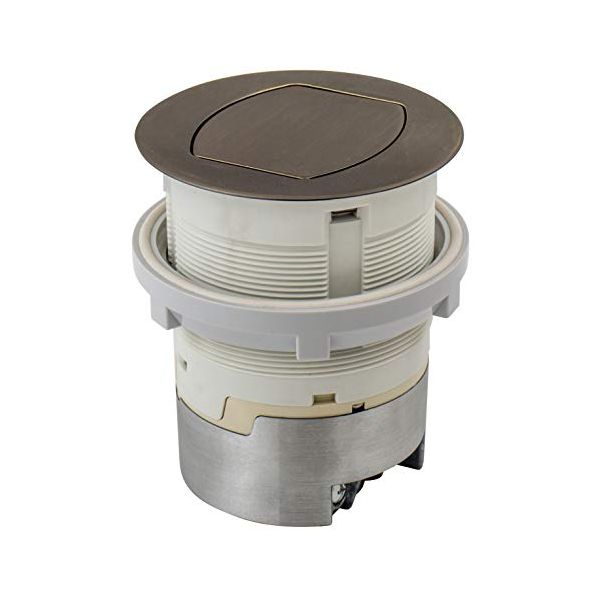 Bryant Electric RCT220BR 20A 125V Tamper Resistant Countertop Pop-Up Receptacle Surface Mount