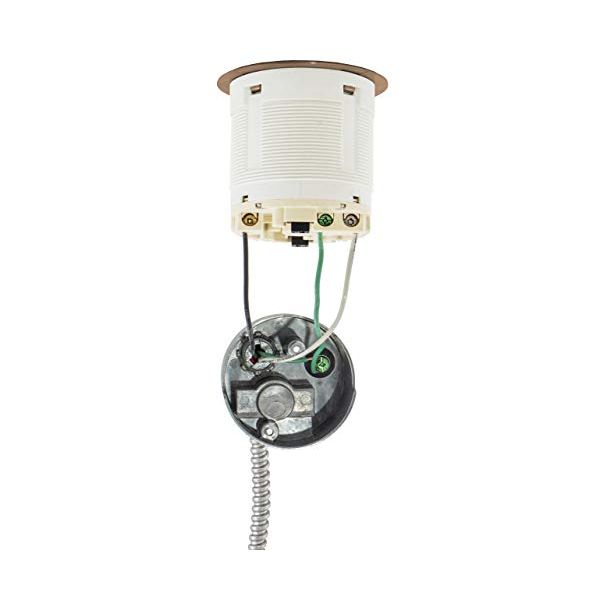 Bryant Electric RCT221BZE 20A 125V Tamper Resistant Countertop Pop-Up Receptacle Flush Mount
