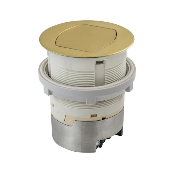 Bryant Electric RCT600BZE 15A 125V Tamper Resistant Tri Power Pop-Up Countertop Receptacle