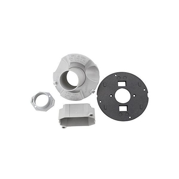 Hubbell Wiring Systems S1SPTL Cast Aluminum System One Single Receptacle Twist Lock and Data Sub-Plate