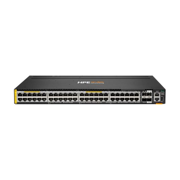 HPE Aruba Networking CX 6300L 48p Smart Rate 1G/2.5G/5G Class8/6 PoE 2p 50G and 2p 10G LRM L2 Switch