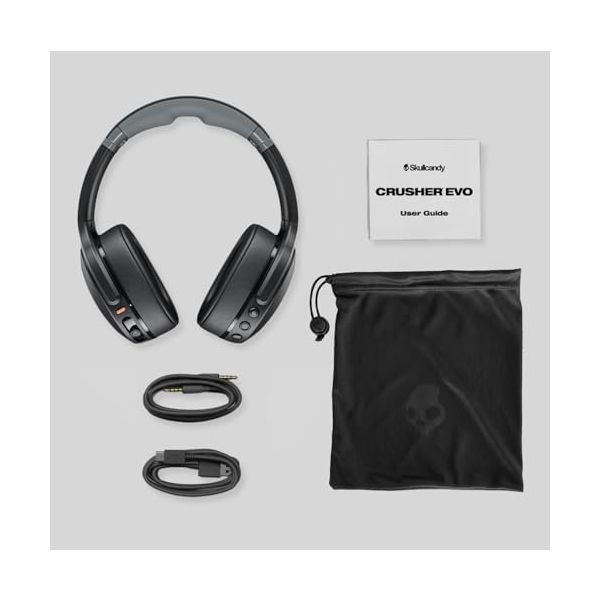 Skullcandy Crusher Evo Wireless Bluetooth Headphones with Multi-Sensory Bass
