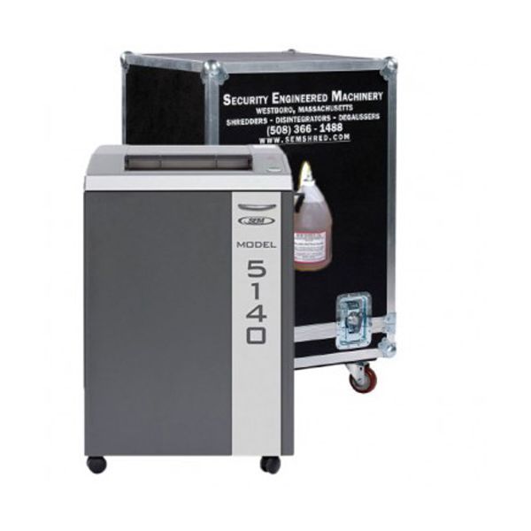 SEM 5140C/4 DEP High Security Shredder with Deployement Case