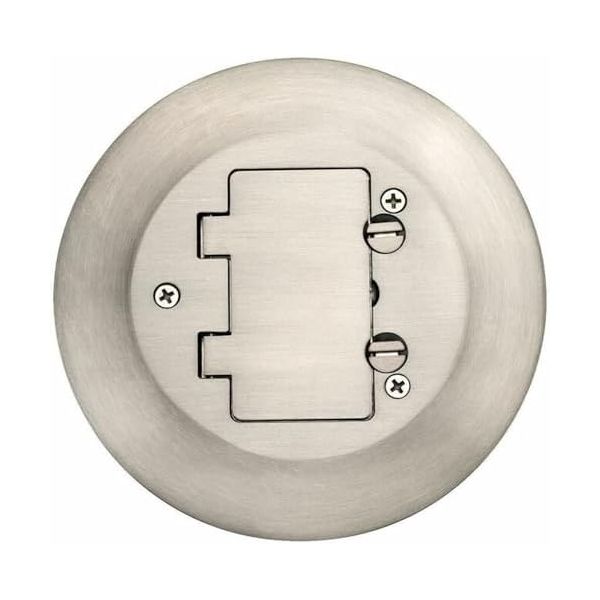 Hubbell - SFA3926 - Hubbell Wiring Device-Kellems Faceplate - 1-gang - Screw Mount - Brushed Aluminum - Brushed