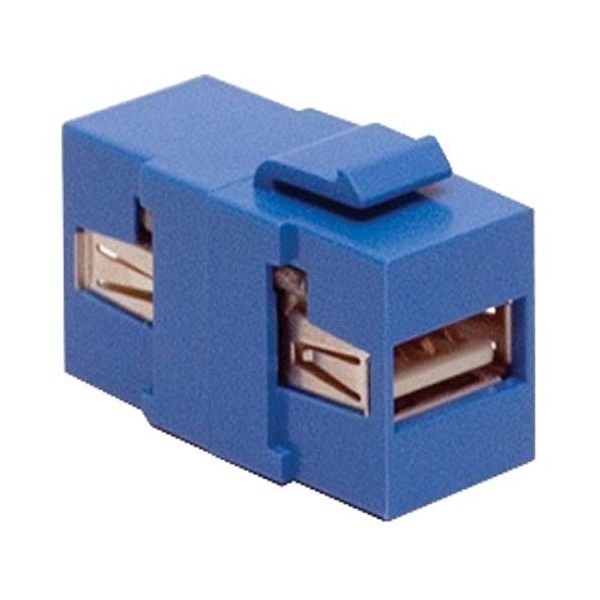 Hubbell Wiring Systems SFUSBAAB iSTATION Snap Fit Fitting USB 2.0 AV Connector