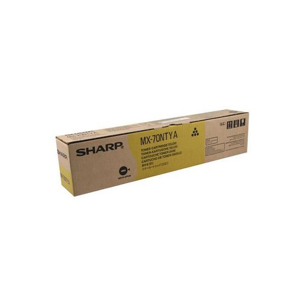 Sharp MX-70NTYA Yellow Toner Cartridge (32k Pages)