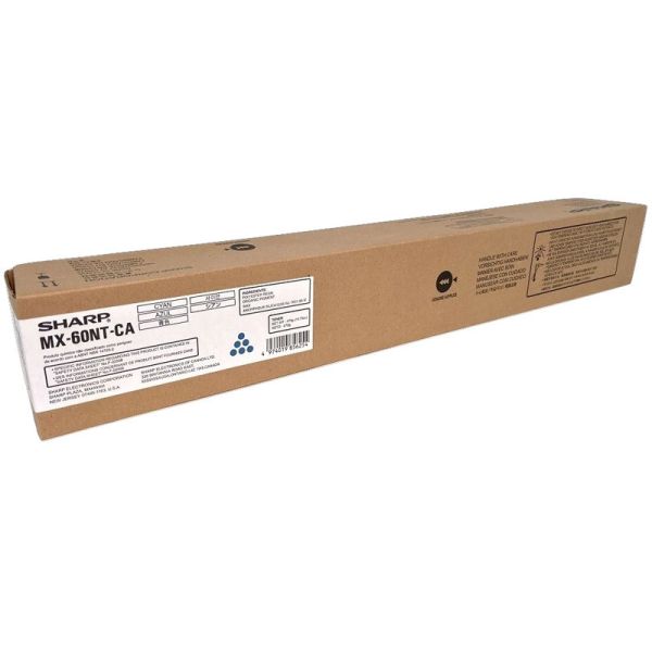 Sharp MX-60NTCA Cyan Toner Cartridge (24k Pages)