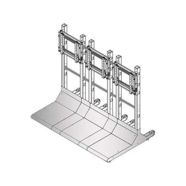 Sharp PN-PS310 3 x 1 Free Standing Display