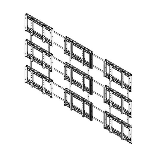 Sharp PN-PW330 3 x 3 Video Wall Mount System