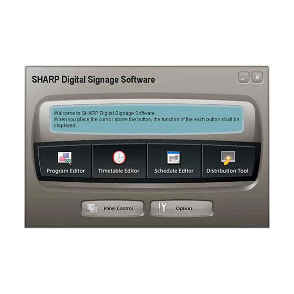 Sharp PN-SS01 Digital Signage Software