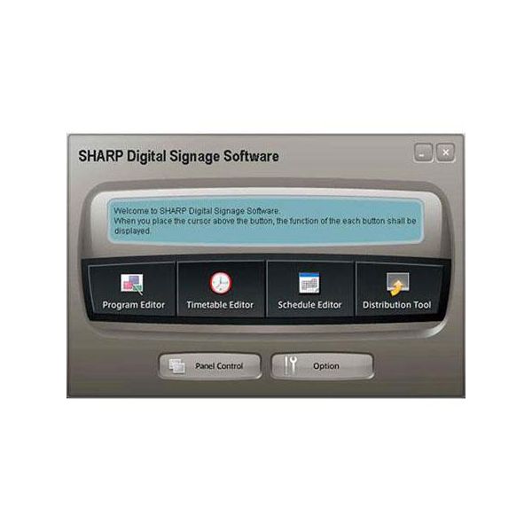 Sharp PN-SS02 Digital Signage Software Network Version