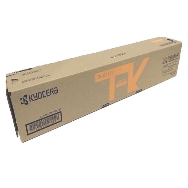Kyocera TK-8117Y Yellow Toner Cartridge (6K Pages) - 1T02P3AUS0