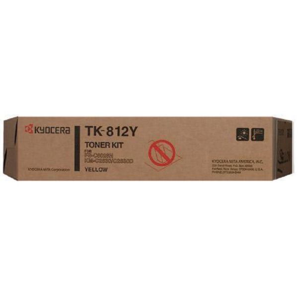 Kyocera TK-812Y Yellow Toner Cartridge (20K Pages)