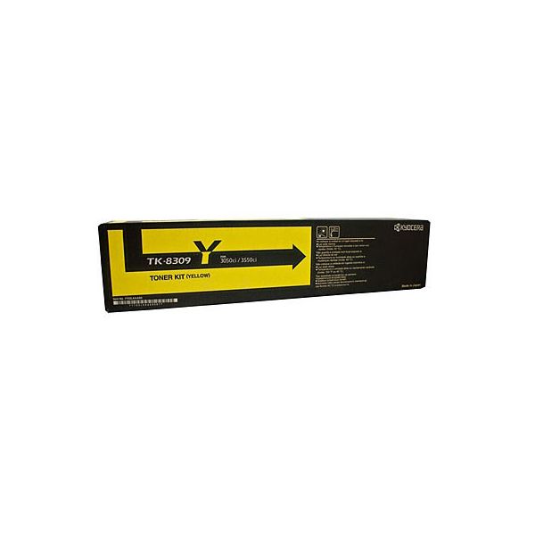 Copystar TK-8309Y Yellow Toner Cartridge (15k Pages)