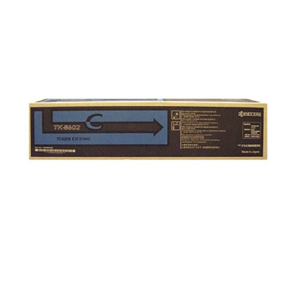 Kyocera TK-8602C Cyan Toner Cartridge (20K Pages)