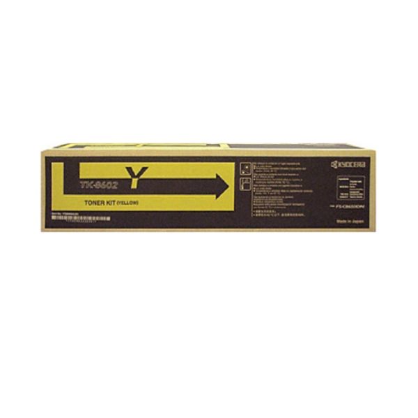 Kyocera TK-8602Y Yellow Toner Cartridge (20K Pages)
