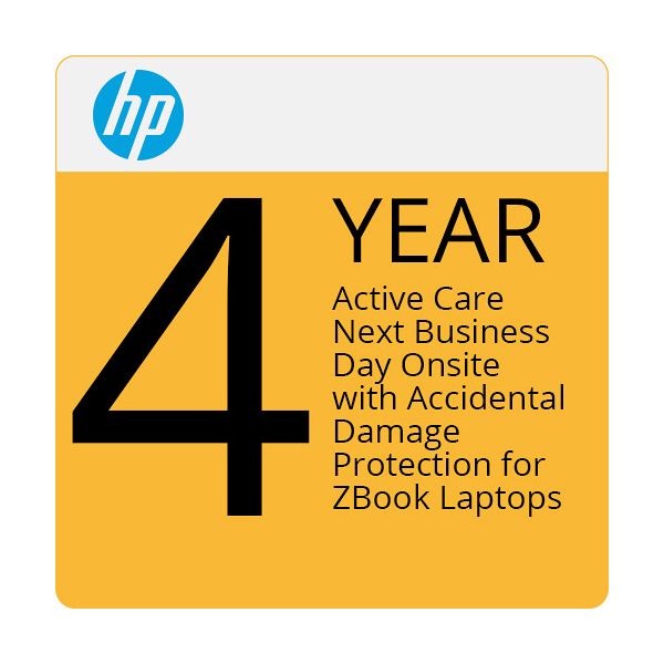 Electronic HP Care Pack Next Business Day Active Care Service with Accidental Damage Protection
