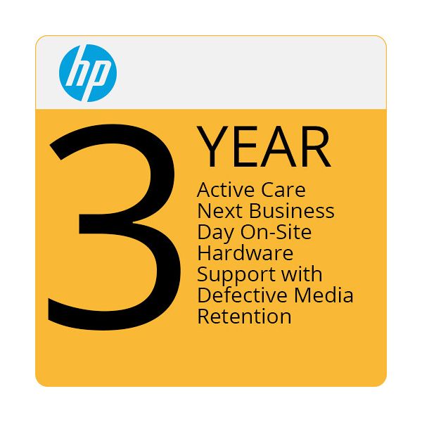 Electronic HP Care Pack Next Business Day Active Care Service with Defective Media Retention