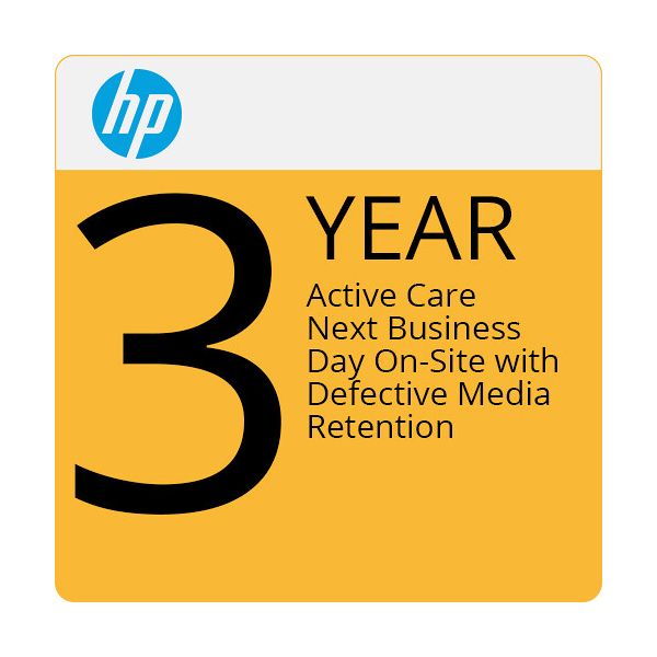 Electronic HP Care Pack Next Business Day Active Care Service with Defective Media Retention
