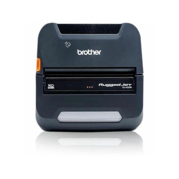 Brother RuggedJet RJ4230BL Mobile Direct Thermal Printer - 4