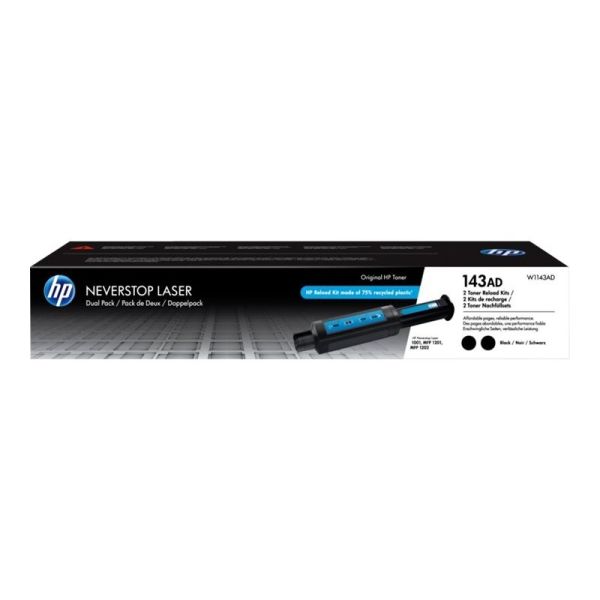 HP 143AD - 2-pack - black